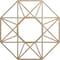 Ekena Millwork Guardian Wood Fretwork Pierced Ceiling Medallion, Hickory, 20"OD x 7 3/4"ID x 3/8"T CMWP20X20X0375GDHI - alternate 1